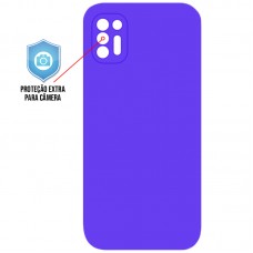 Capa para Motorola Moto G9 Plus - Silicone Case Roxa